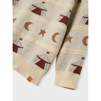 Lil' Atelier NMMLAMAI LS KNIT LIL Turtledove