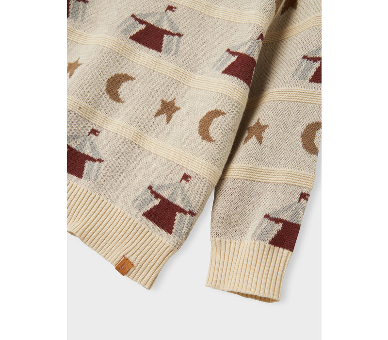 Lil' Atelier NMMLAMAI LS KNIT LIL Turtledove
