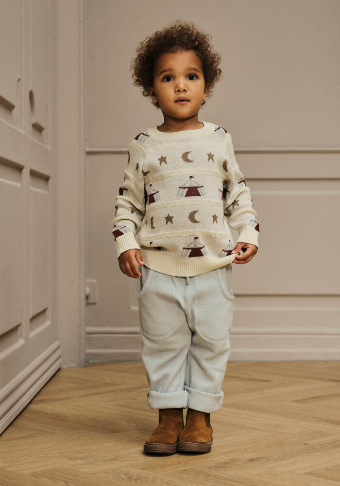 Lil' Atelier NMMLAMAI LS KNIT LIL Turtledove