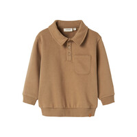 Lil' Atelier NMMILONDON ROA LS LOOSE SWEAT LIL Sepia Tint