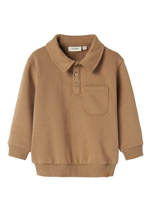 Lil' Atelier Lil' Atelier NMMILONDON ROA LS LOOSE SWEAT LIL Sepia Tint