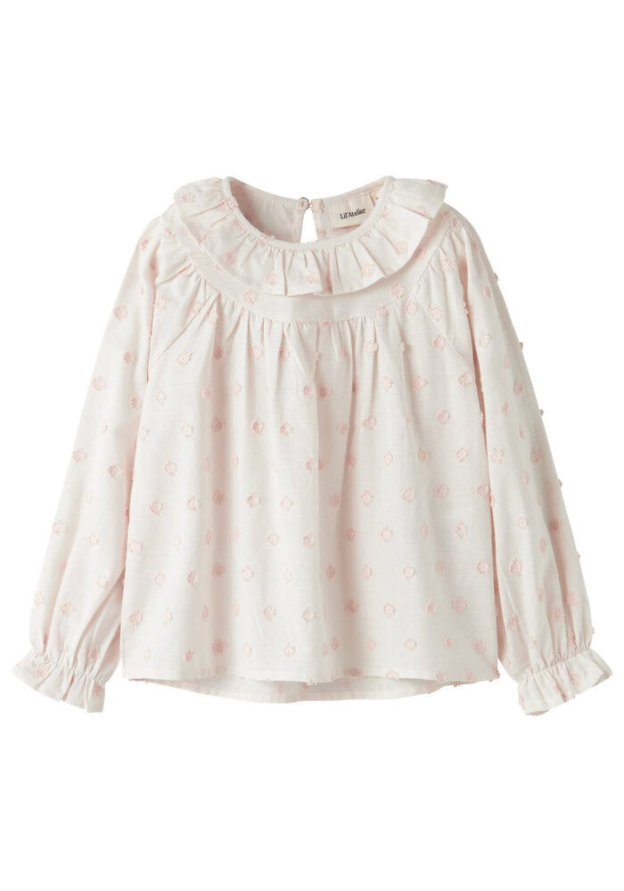 Lil' Atelier NMFNETHE LS LOOSE SHIRT LIL Pastel Parchment