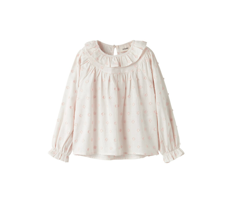 Lil' Atelier NMFNETHE LS LOOSE SHIRT LIL Pastel Parchment