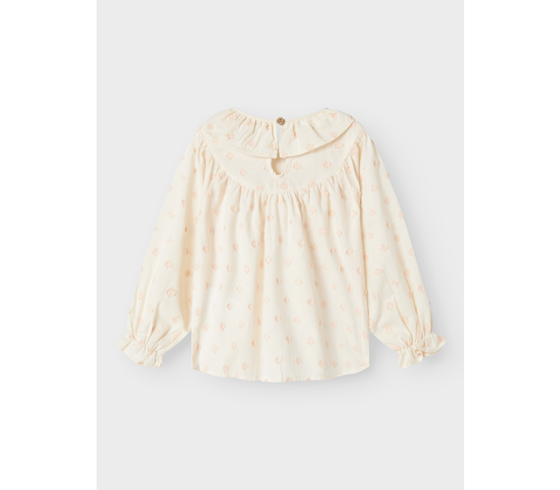 Lil' Atelier NMFNETHE LS LOOSE SHIRT LIL Pastel Parchment
