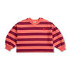 Petit Blush Petit Blush Sweater Stripe Peach/Beaujolais