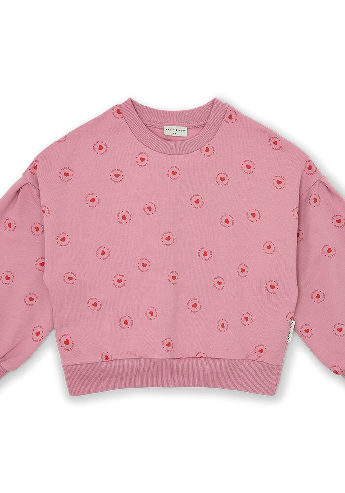 Petit Blush Easy Sweater Love to Love Lilas