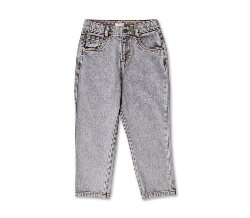 Petit Blush Baggy Fit Jeans Washed Light Grey