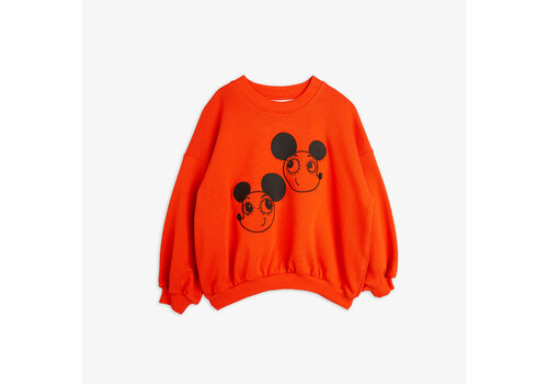 Mini Rodini Mini Rodini Ritzratz emb sweatshirt Red