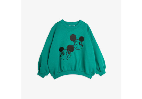 Mini Rodini Mini Rodini Ritzratz emb sweatshirt Green