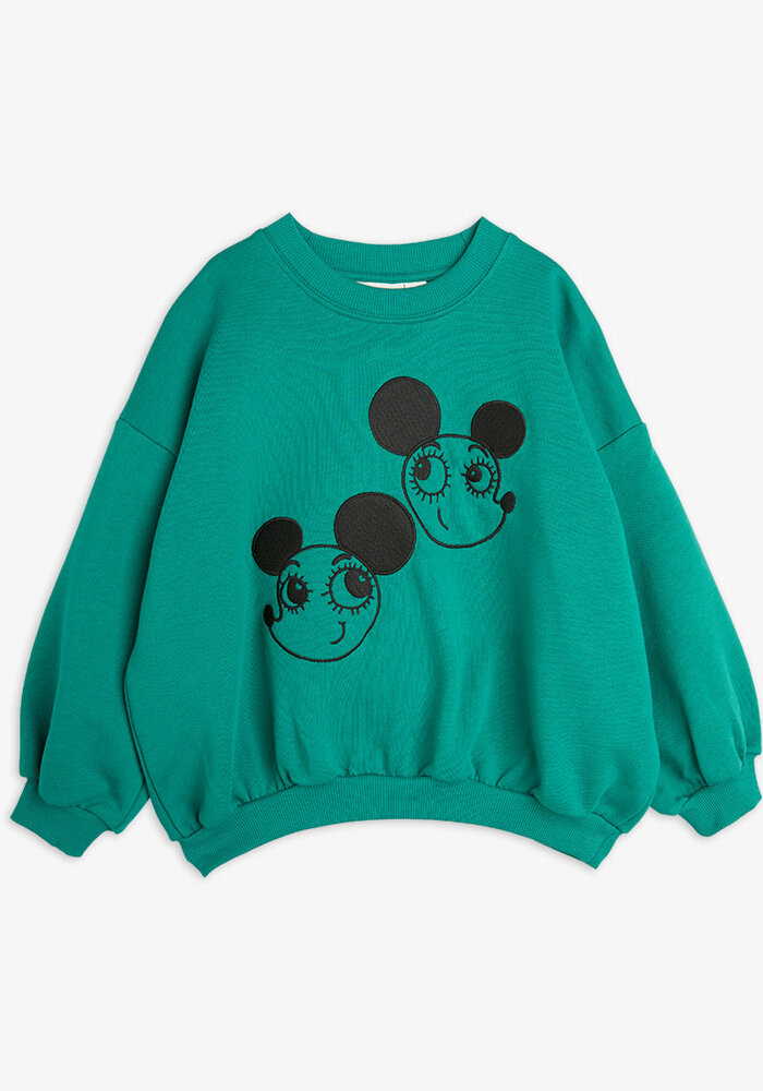 Mini Rodini Ritzratz emb sweatshirt Green