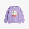 Mini Rodini Cat with bowtie chenille sweatshirt