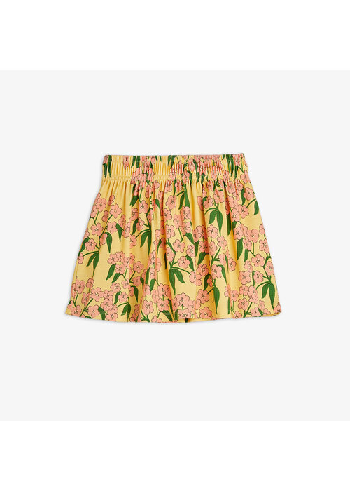 Mini Rodini Mini Rodini Alpine flowers aop skirt Yellow