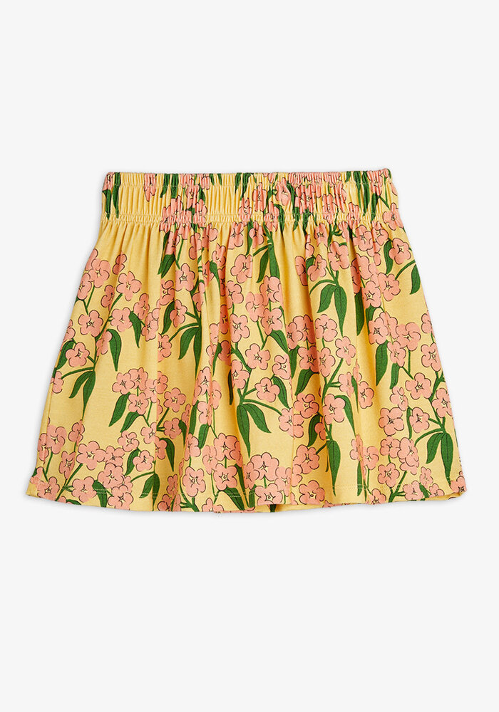 Mini Rodini Alpine flowers aop skirt Yellow