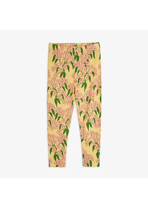Mini Rodini Mini Rodini Alpine flowers aop leggings Yellow
