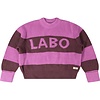 Labo de colores Labo de colores Rhone Pink stripe AOP