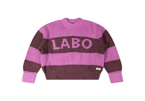 Labo de colores Labo de colores Rhone Pink stripe AOP
