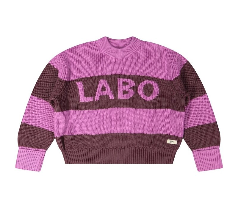 Labo de colores Rhone Pink stripe AOP