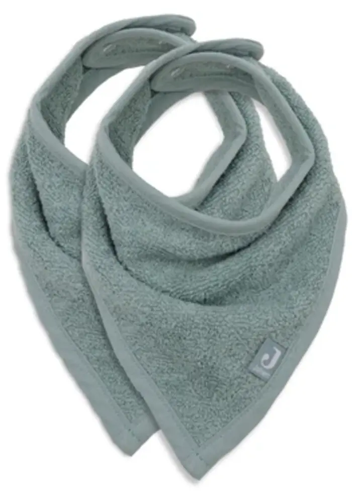 Jollein Bib Bandana Sea Green Badstof 2-pack