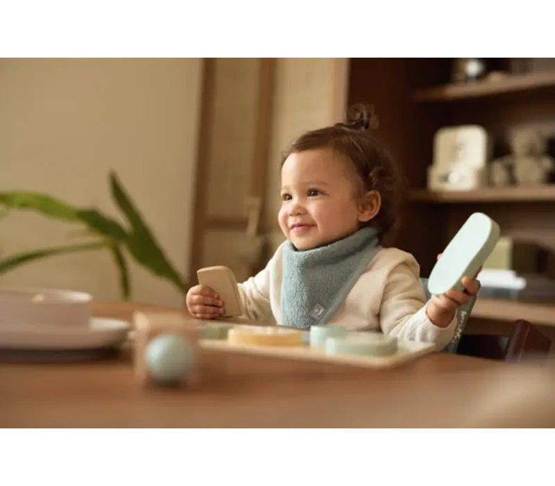 Jollein Bib Bandana Sea Green Badstof 2-pack