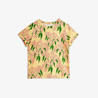 Mini Rodini Alpine flowers aop ss tee Yellow