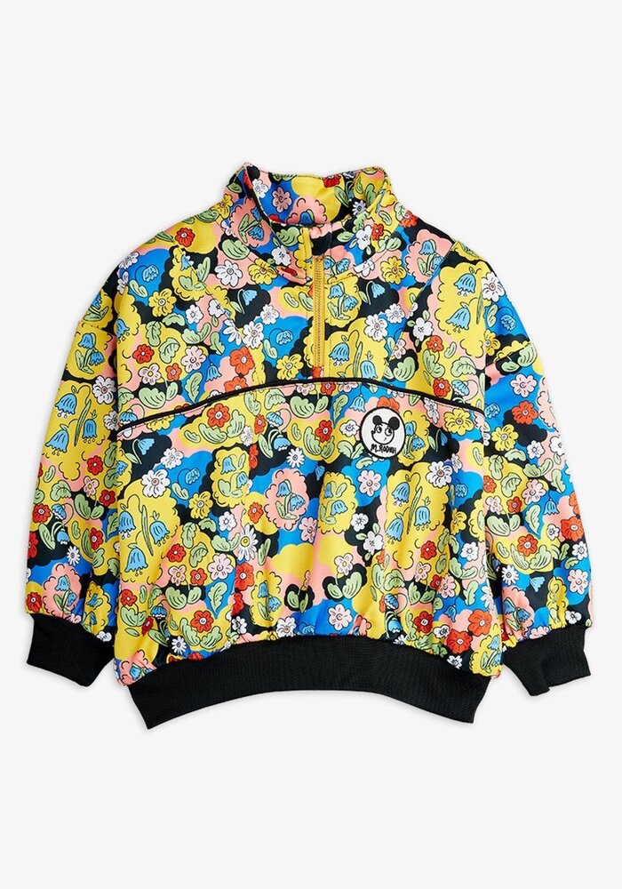 Mini Rodini Ritzratz patch half zip sweatshirt Multi