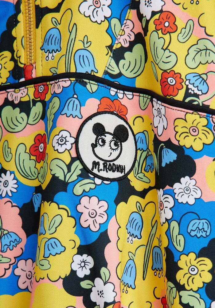 Mini Rodini Ritzratz patch half zip sweatshirt Multi