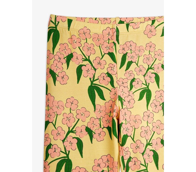 Mini Rodini Alpine flowers aop leggings Yellow