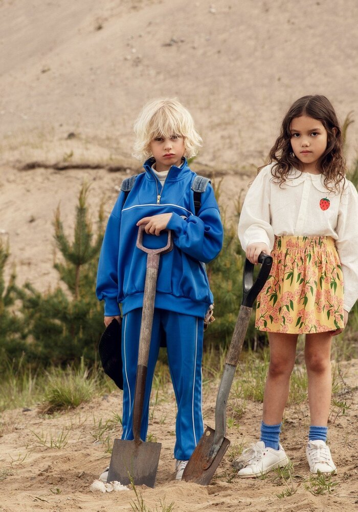 Mini Rodini Ritzratz patch trousers Blue