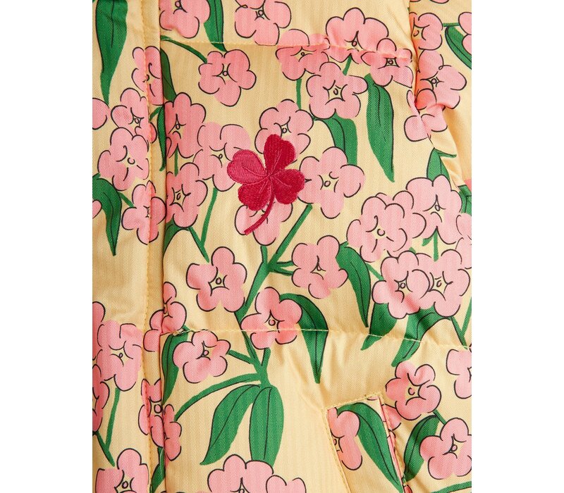 Mini Rodini Alpine flowers aop hooded puffer