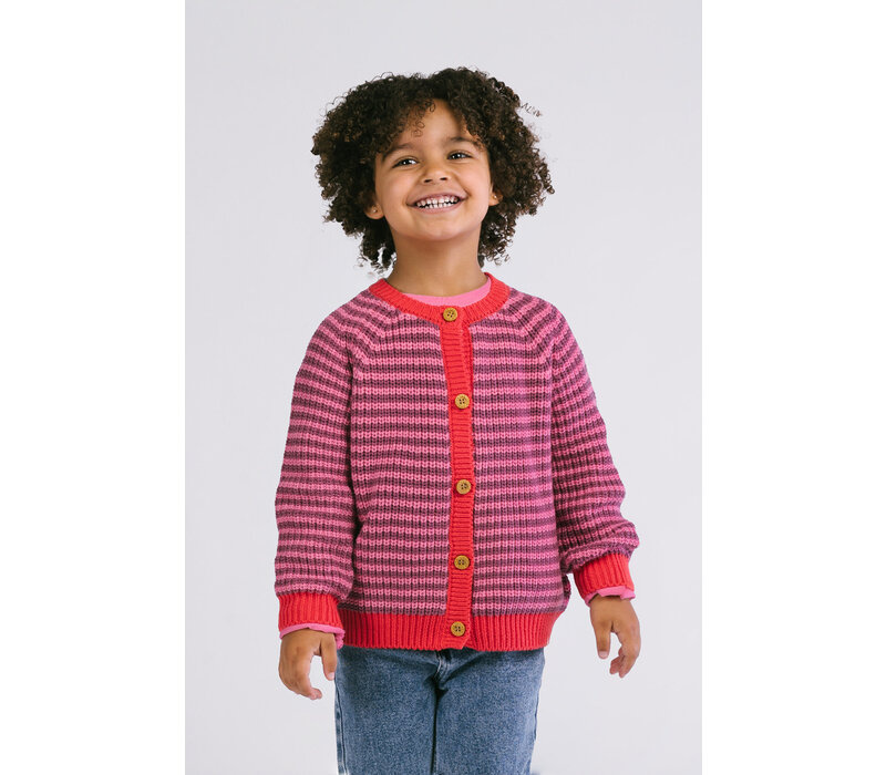 The New Chapter Miles The New Chaper knitted cardigan Bittersweet