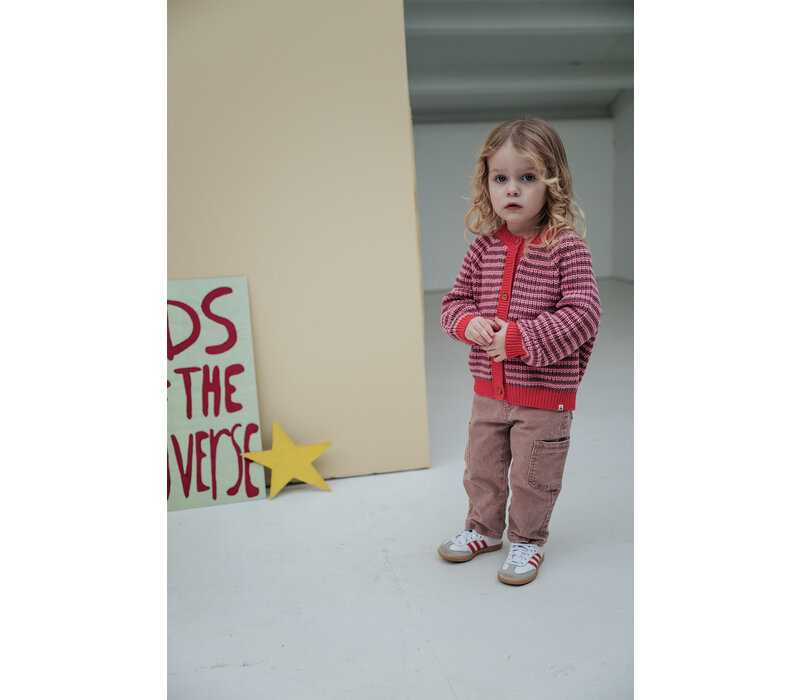 The New Chapter Miles The New Chaper knitted cardigan Bittersweet