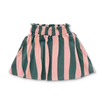 Sproet & Sprout Paperbag skirt block stripe  Peach parfait