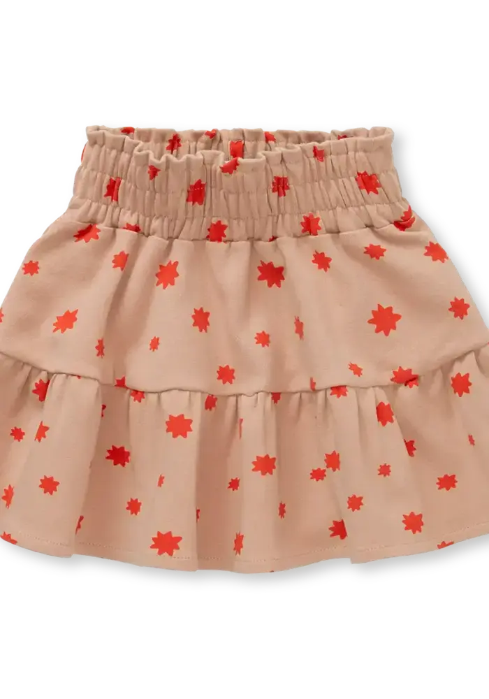 Sproet & Sprout Smock skirt stardust print  Praline