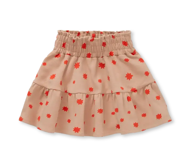 Sproet & Sprout Smock skirt stardust print  Praline