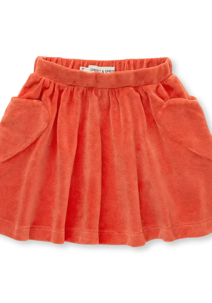 Sproet & Sprout Skirt heart pockets  Grenadine