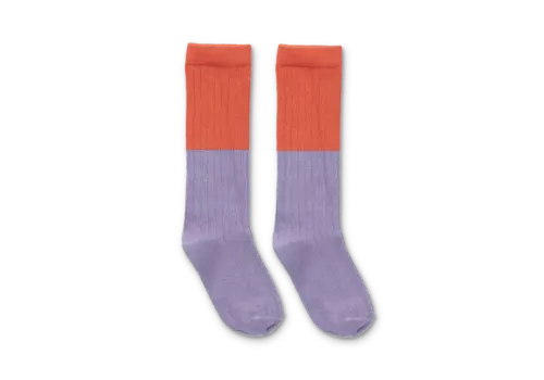 Sproet & Sprout Sproet & Sprout Socks colourblock grenadine