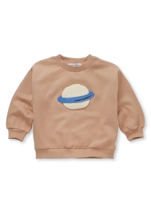 Sproet & Sprout Sproet & Sprout Sweatshirt saturn  Praline