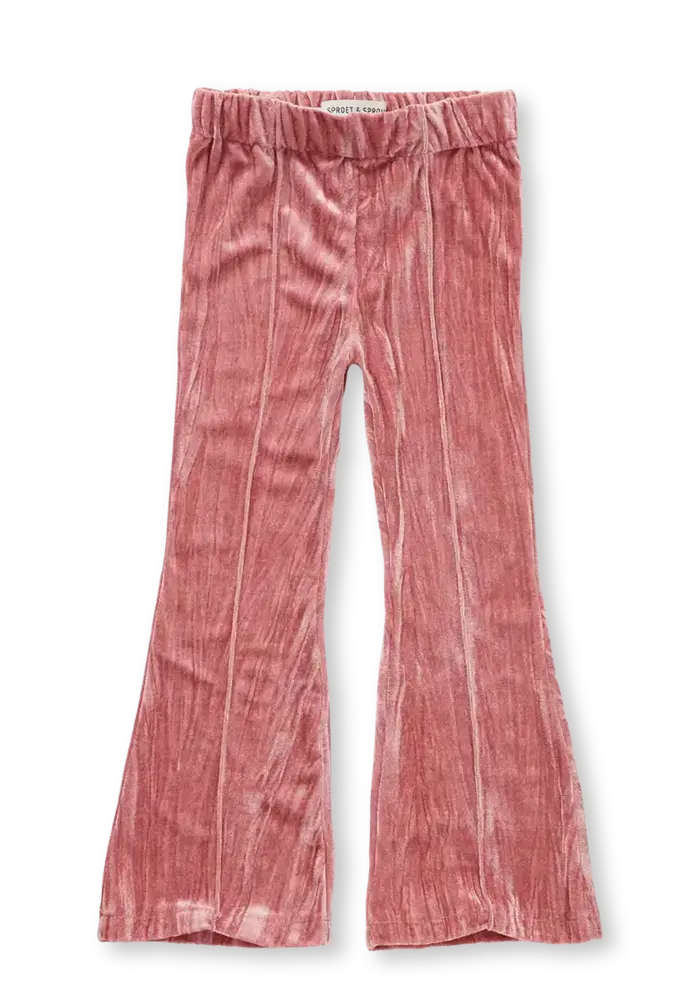 Sproet & Sprout Velvet flare pants  Lavender