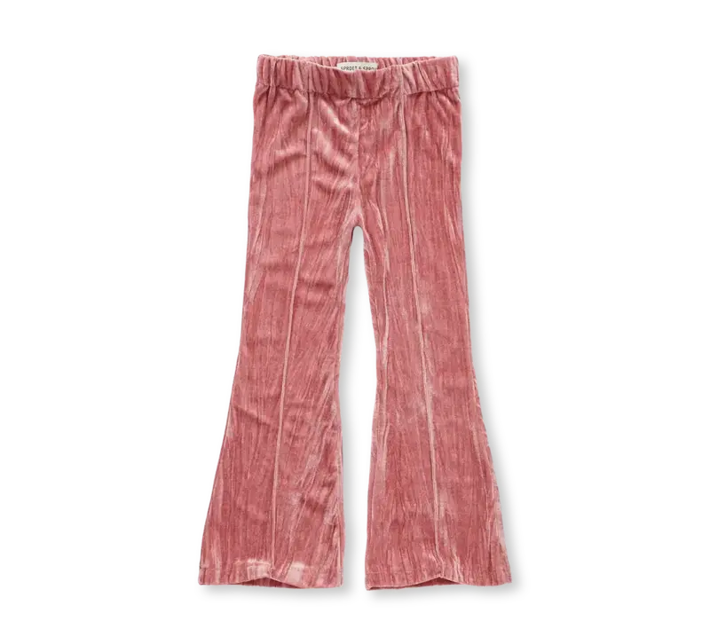 Sproet & Sprout Velvet flare pants  Lavender