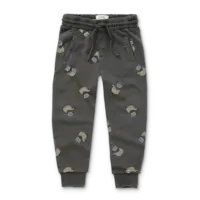 Sproet & Sprout Sweatpants space cat print  Washed black