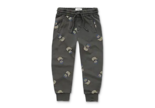 Sproet & Sprout Sproet & Sprout Sweatpants space cat print  Washed black