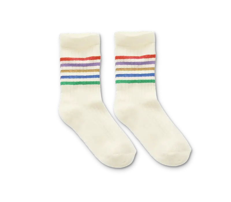 Sproet & Sprout Sport socks stripes  Ivory