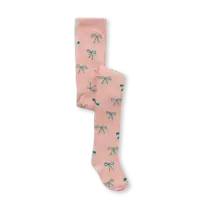 Sproet & Sprout Tights bows  Peach parfait