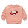 Sproet & Sprout Sproet & Sprout Sweatshirt heart saturn  Peach parfait