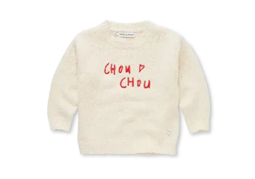 Sproet & Sprout Sproet & Sprout Sweater chou chou  Ivory Sproet & Sprout Sproet & Sprout Sweater chou chou  Ivory