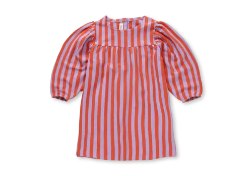 Sproet & Sprout Sproet & Sprout Poppy dress stripe Lavender Sproet & Sprout Sproet & Sprout Poppy dress stripe Lavender