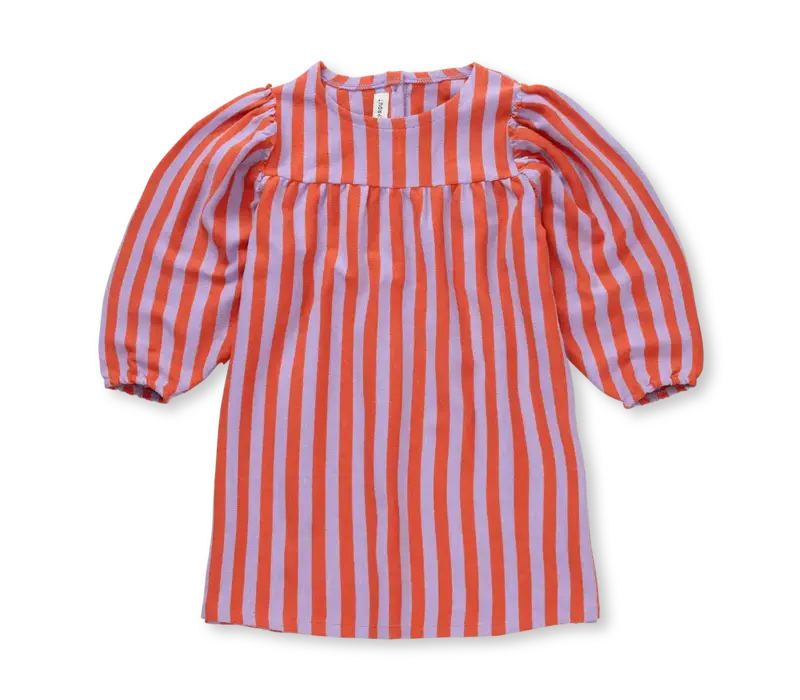 Sproet & Sprout Poppy dress stripe Lavender