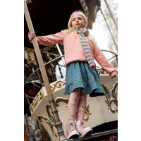 Sproet & Sprout Tights bows  Peach parfait