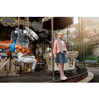 Sproet & Sprout Girls sweatshirt ruffle pocket Peach parfait