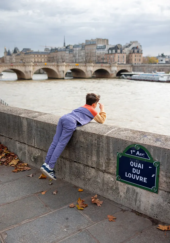 Sproet & Sprout Sweatshirt colourblock Grenadine